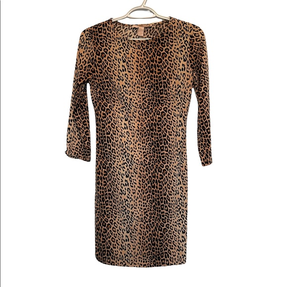 Cheetah Print Mini Dress - Picture 7 of 7